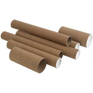 shipping tubes with plastic lids