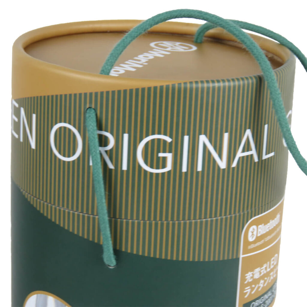 cardboard tube packaging with rope handle