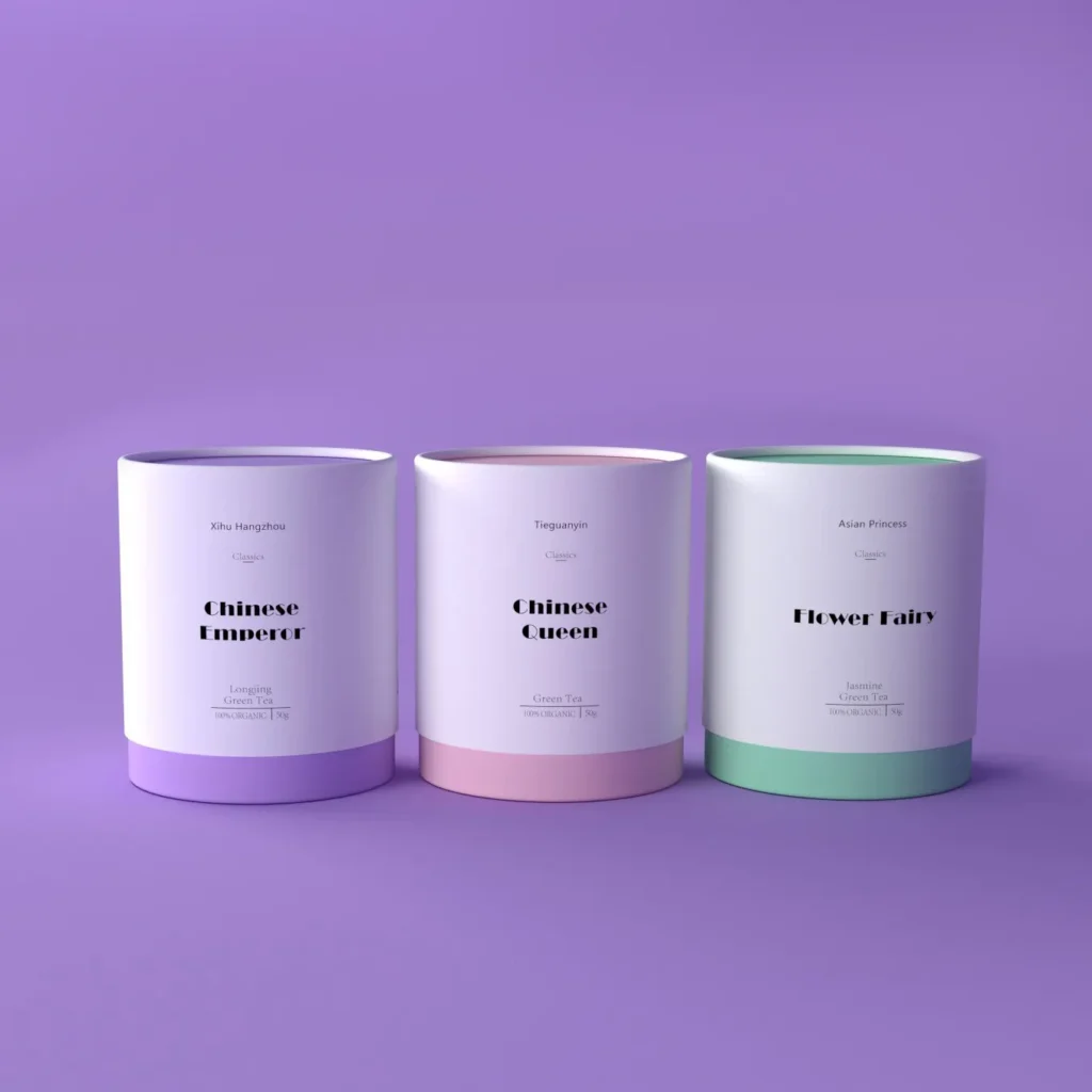 Two-piece paper tube